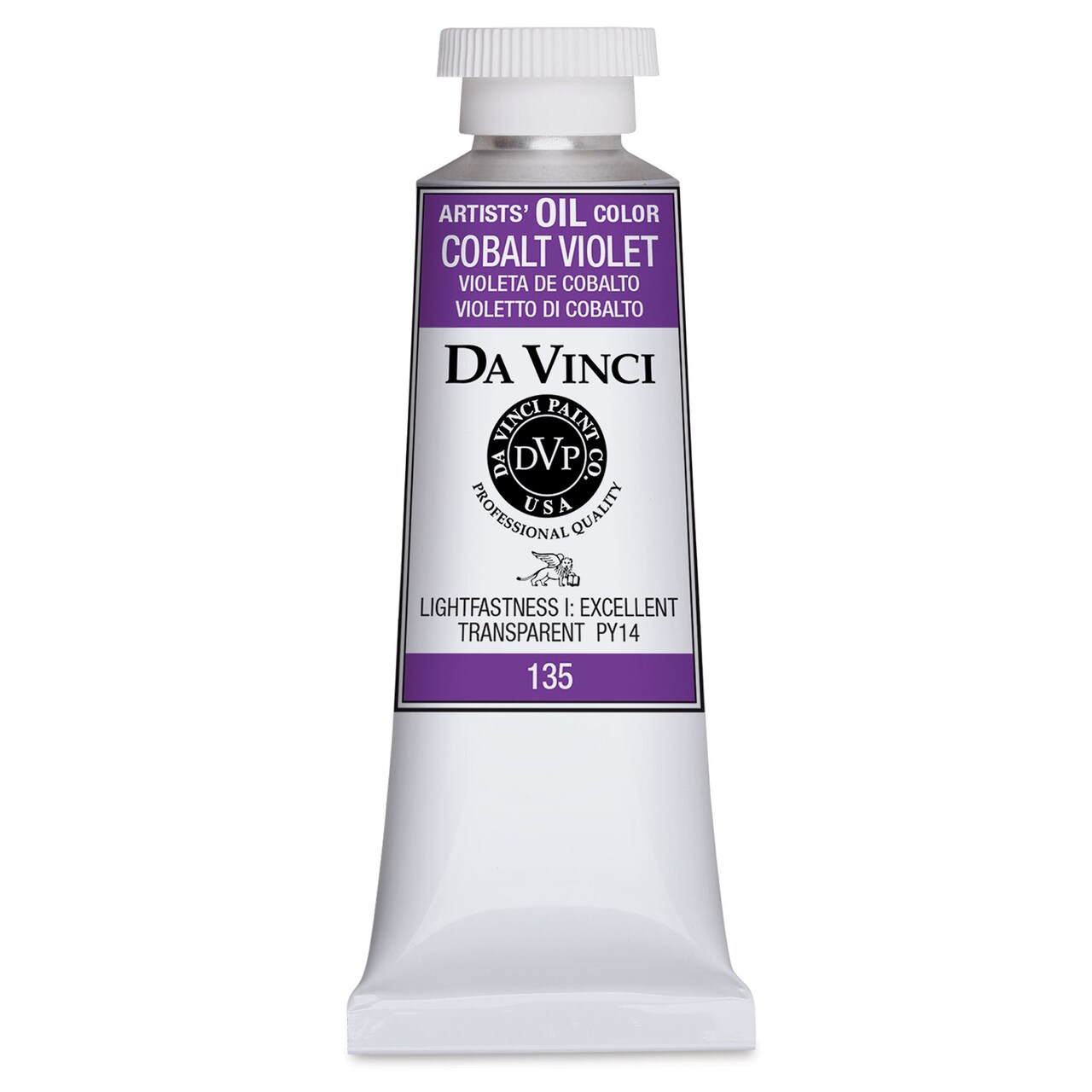 Da Vinci Artists' Oil Color - Cobalt Violet, 37 ml Tube